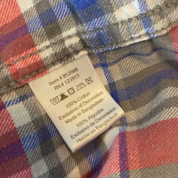 Jacks Girlfriend | Plaid Shirt w/paisley detail, Medium - Picture 6 of 8